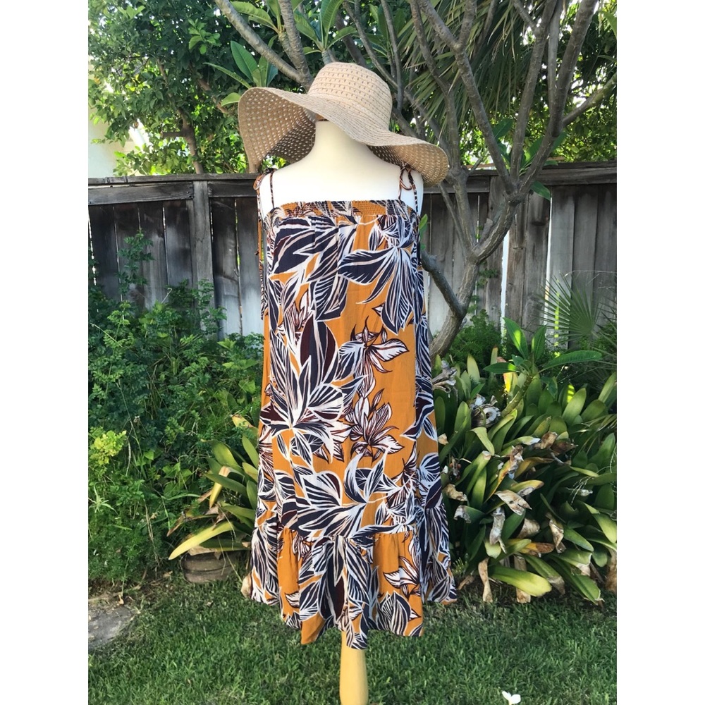 Flower print dress